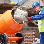 How to use a cement mixer