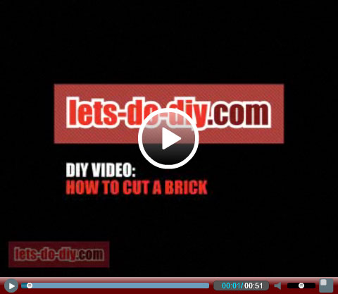 How to cut brick - lets-do-diy.com