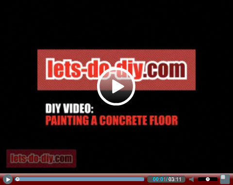 Painting concrete floor video - lets-do-diy.com